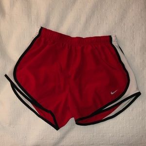 Red Nike Dry-Fit Shorts